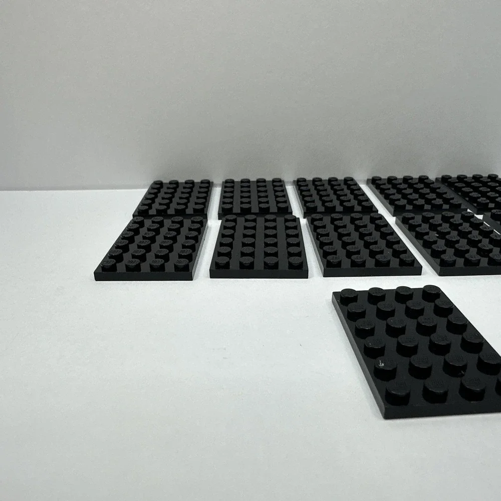 LEGO® Part # 3032‎ Black 4x6 Plate Lot Of 11